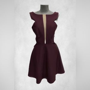 NWT Dark burgundy summer dress cut